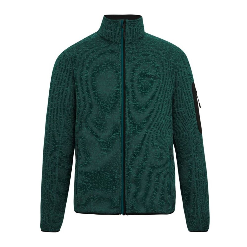 Regatta Mens Newhill Marl Full Zip Fleece Jacket / Mediterranean Green